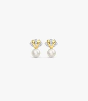 Cinderella Shining Diva Pearl Stud Earring