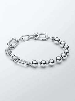 Pulsera de Cadena de Eslabones y Pavé