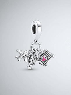 Charm Avión, Globo Terráqueo y Maleta