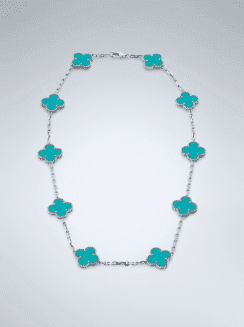 Collar Vintage Alhambra Color Turquesa