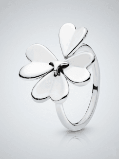 Anillo Abierto Trébol Móvil
