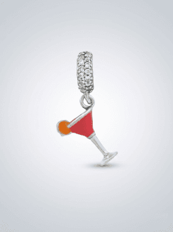 Charm Colgante Copa de Cóctel Afrutado