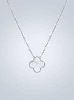 Cadena Vintage Alhambra Color Blanco
