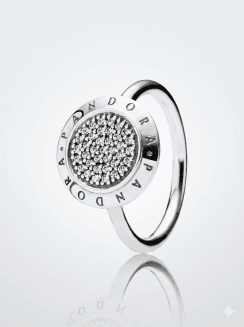 Anillo Signature Logo Pavé