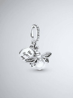 Charm Luciérnaga que Brilla en la Oscuridad
