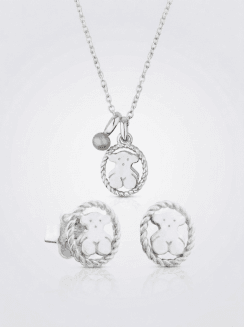 Conjunto de Collar y Pendientes TOUS Camee.