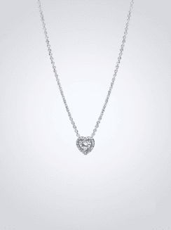 Cadena con Colgante Corazón Elevado