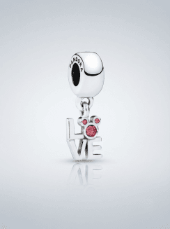 Charm Colgante Disney Mickey LOVE