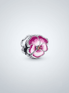 Charm Pensamiento Rosa Intenso