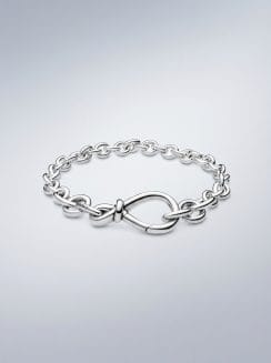 Pulsera de Cadena con Nudo Infinito Grueso de Pandora Moments