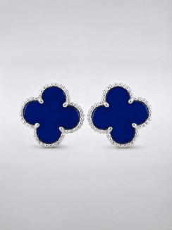 Pendientes Vintage Alhambra de Ágata Azul