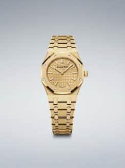 Audemars Piguet Royal Oak Mini Frosted Gold Quartz