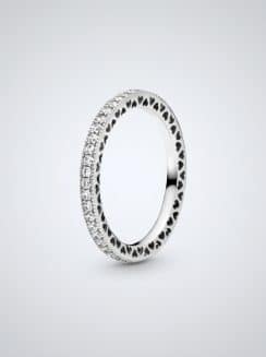 Anillo Corazones y Brillo